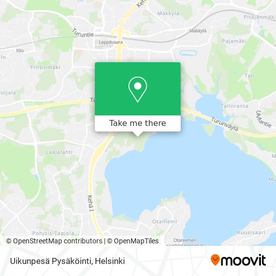 Uikunpesä Pysäköinti map