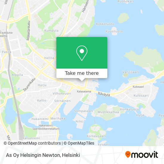 As Oy Helsingin Newton map