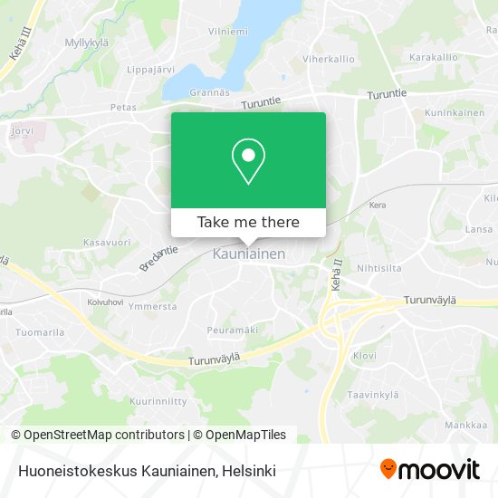 Huoneistokeskus Kauniainen map