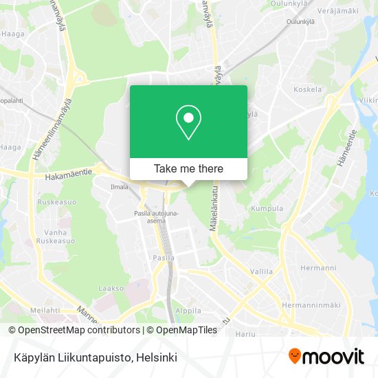 Käpylän Liikuntapuisto map