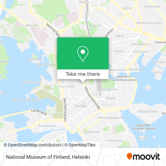 National Museum of Finland map