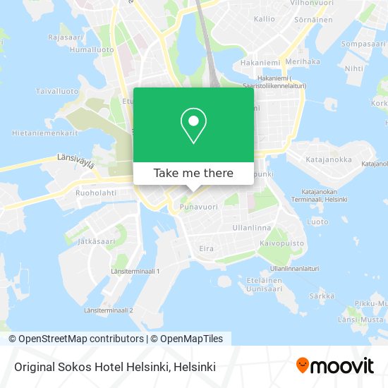 Original Sokos Hotel Helsinki map