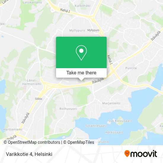 Varikkotie 4 map