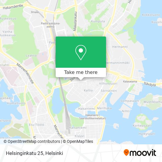 Helsinginkatu 25 map