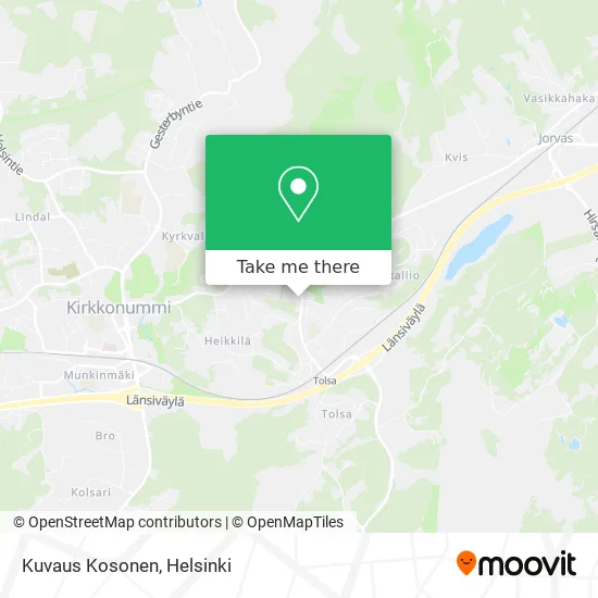 Kuvaus Kosonen map