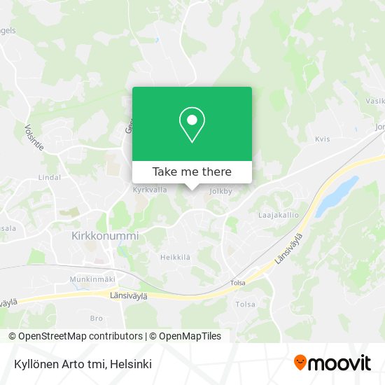 Kyllönen Arto tmi map