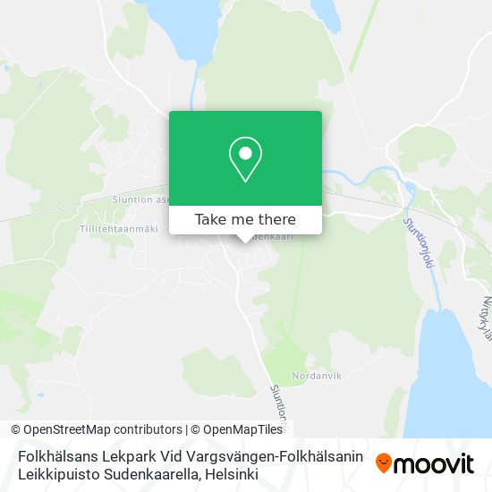 Folkhälsans Lekpark Vid Vargsvängen-Folkhälsanin Leikkipuisto Sudenkaarella map