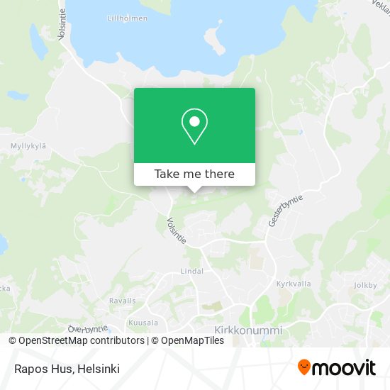 Rapos Hus map