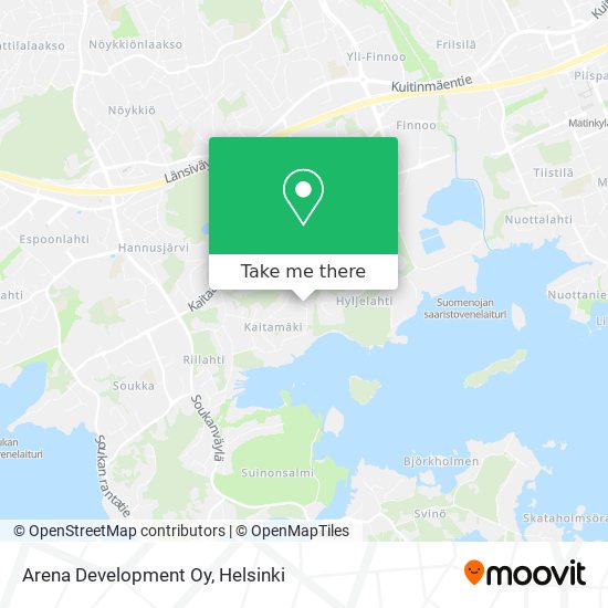 Arena Development Oy map