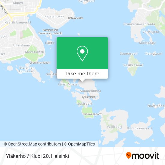 Yläkerho / Klubi 20 map