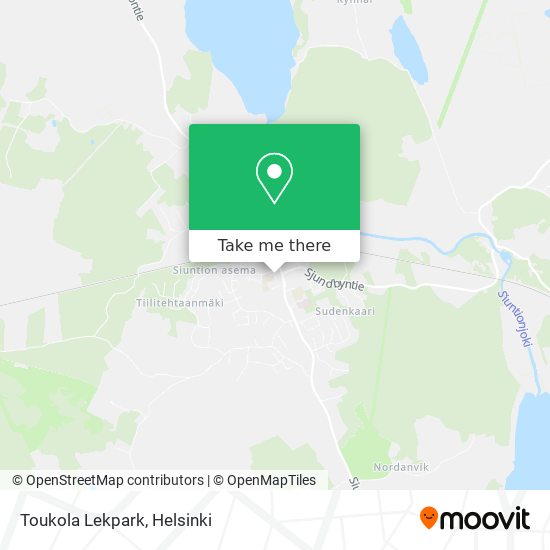 Toukola Lekpark map