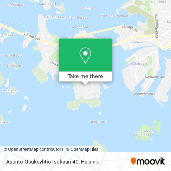 Asunto-Osakeyhtiö Isokaari 40 map