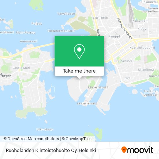 Ruoholahden Kiinteistöhuolto Oy map