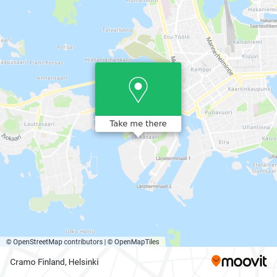 Cramo Finland map