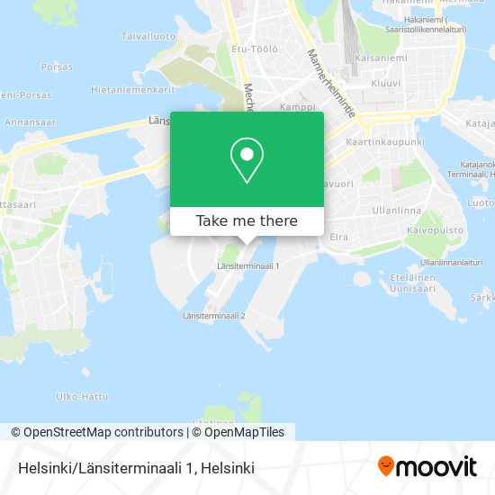 Helsinki/Länsiterminaali 1 map