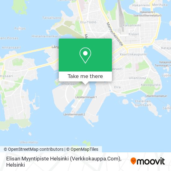 Elisan Myyntipiste Helsinki (Verkkokauppa.Com) map