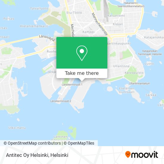 Antitec Oy Helsinki map