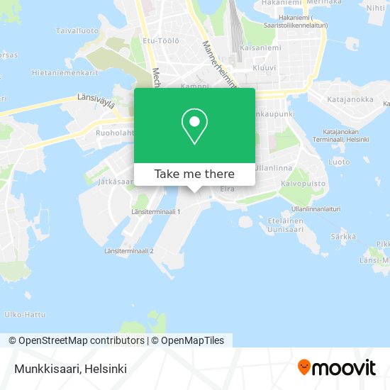 Munkkisaari map