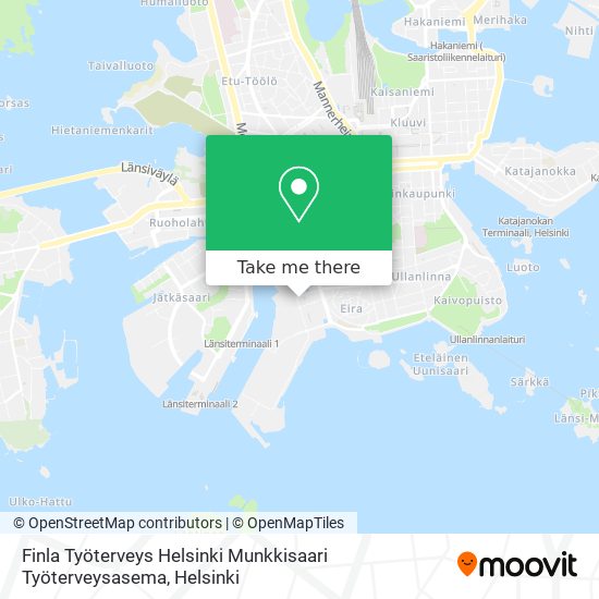 Finla Työterveys Helsinki Munkkisaari Työterveysasema map