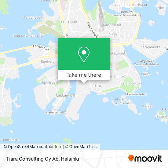 Tiara Consulting Oy Ab map