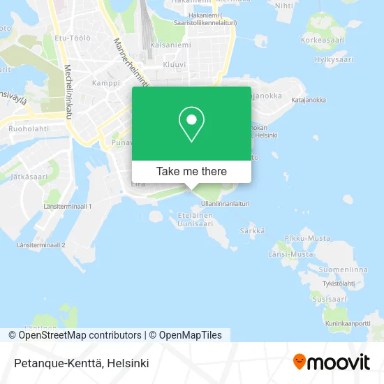 Petanque-Kenttä map