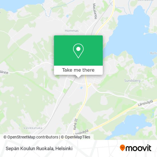 Sepän Koulun Ruokala map