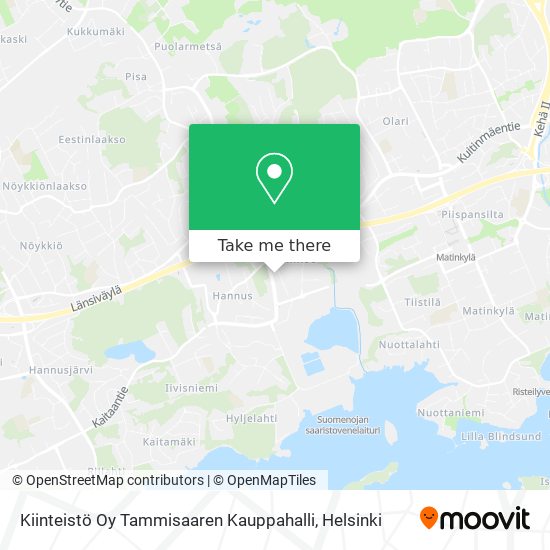 Kiinteistö Oy Tammisaaren Kauppahalli map