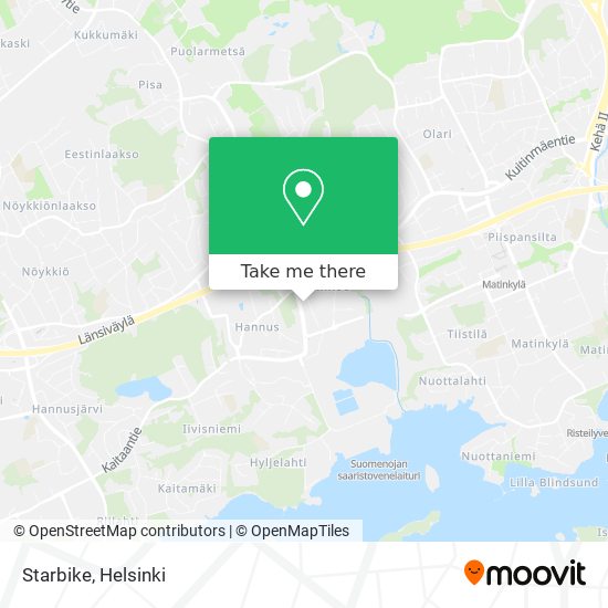 Starbike map