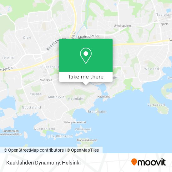 Kauklahden Dynamo ry map