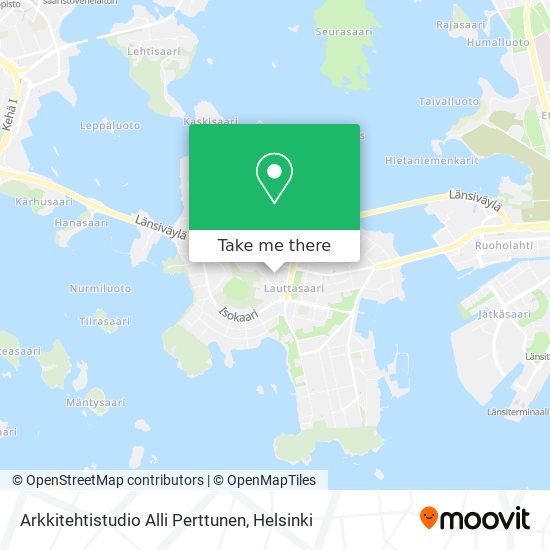 Arkkitehtistudio Alli Perttunen map