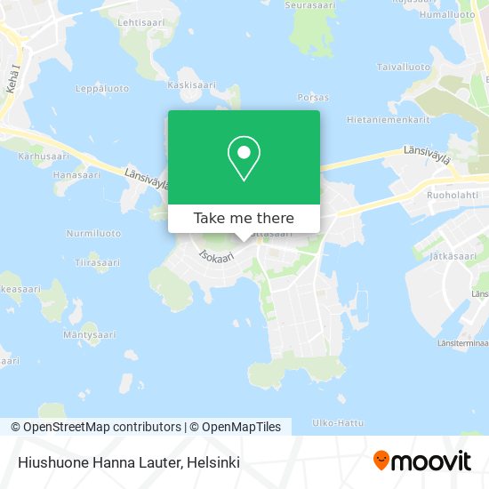 Hiushuone Hanna Lauter map