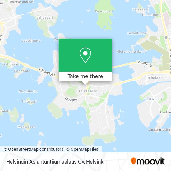 Helsingin Asiantuntijamaalaus Oy map