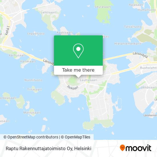 Raptu Rakennuttajatoimisto Oy map
