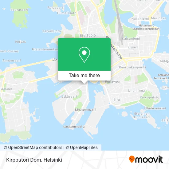 Kirpputori Dom map