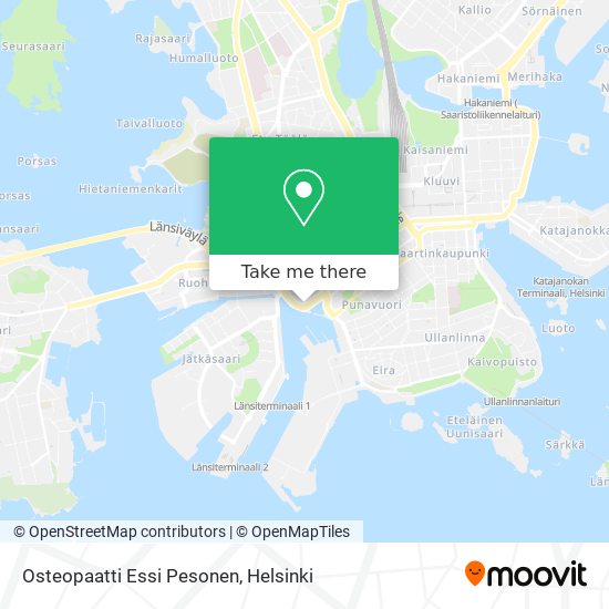 Osteopaatti Essi Pesonen map