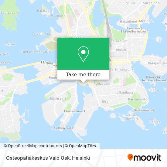 Osteopatiakeskus Valo Osk map