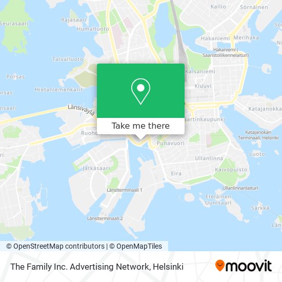 The Family Inc. Advertising Network map