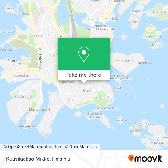 Kuusilaakso Mikko map