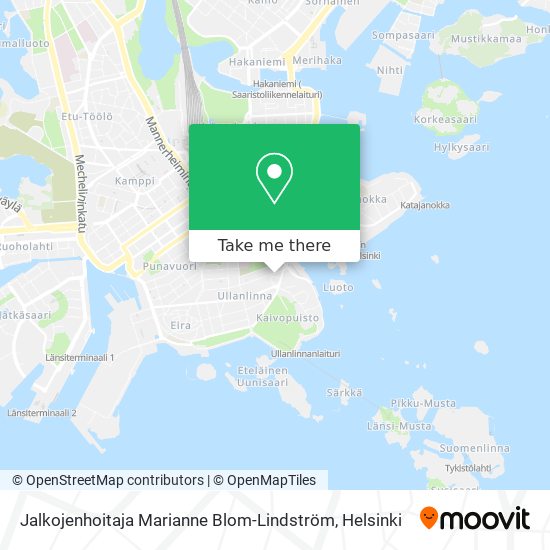 Jalkojenhoitaja Marianne Blom-Lindström map