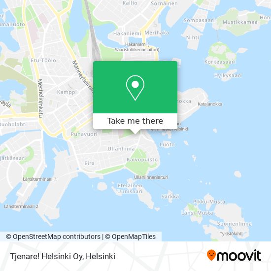 Tjenare! Helsinki Oy map