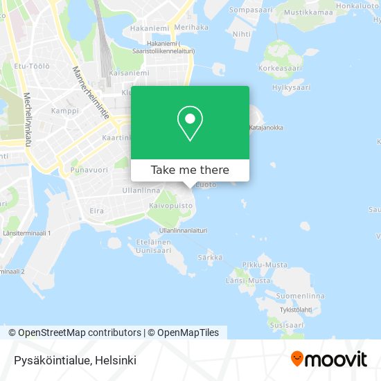 Pysäköintialue map