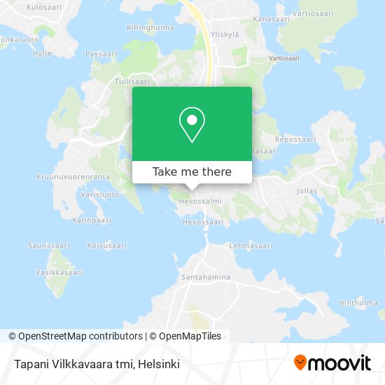 Tapani Vilkkavaara tmi map