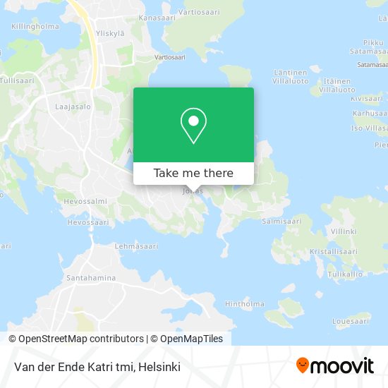 Van der Ende Katri tmi map