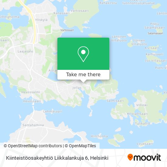 Kiinteistöosakeyhtiö Liikkalankuja 6 map