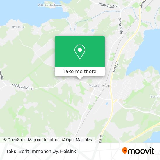 Taksi Berit Immonen Oy map