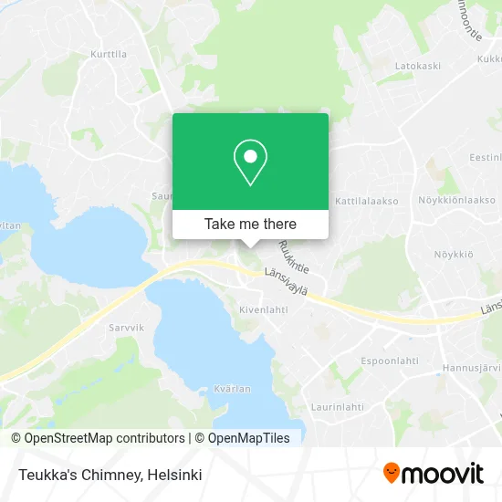 Teukka's Chimney map