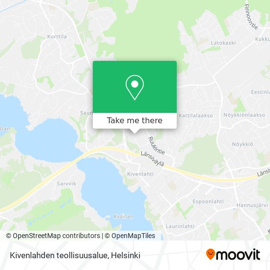 Kivenlahden teollisuusalue map