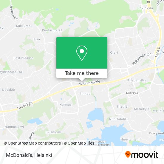 McDonald's map