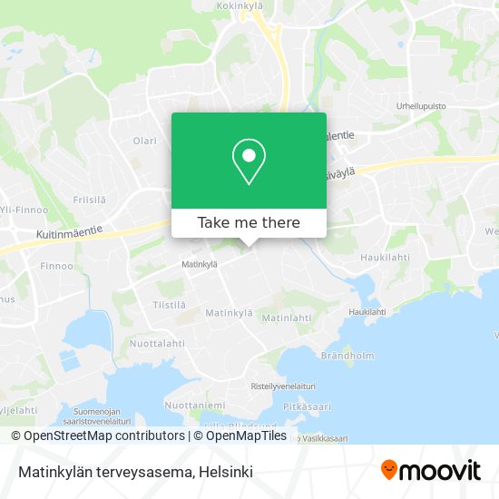 Matinkylän terveysasema map