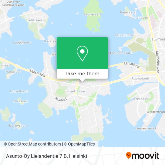 Asunto-Oy Lielahdentie 7 B map